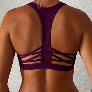 Victoria’s Secret Sports Bra  Strappy Racerback